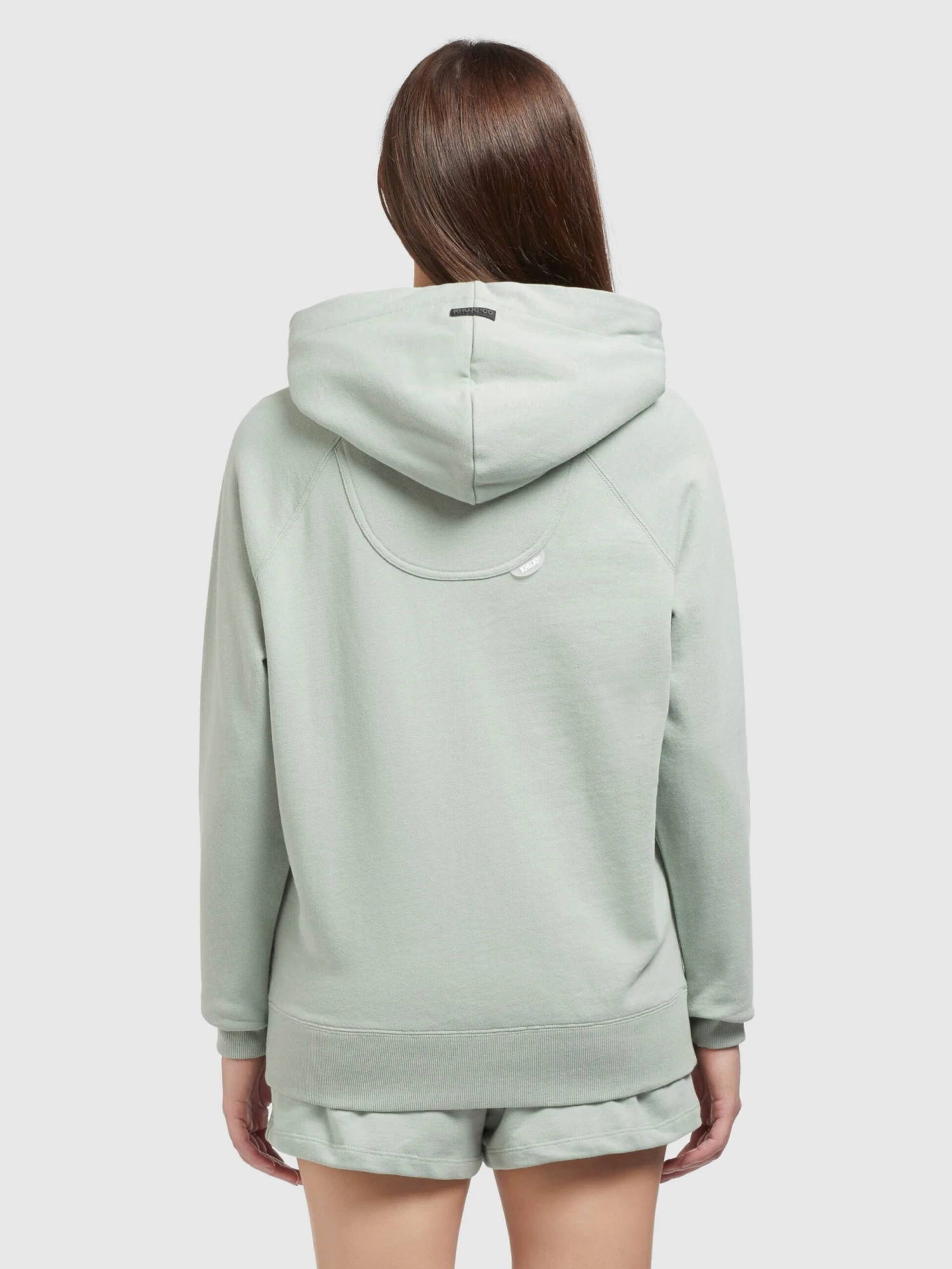 Khujo Hoodies Sweatshirt Odette Dames Mintgroen 4 Khujo Hoodies Sweatshirt Odette Dames Mintgroen - Image 4
