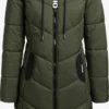 Khujo Wintermantels Wintermantel ARIBAY3 LIGHT Dames Kaki