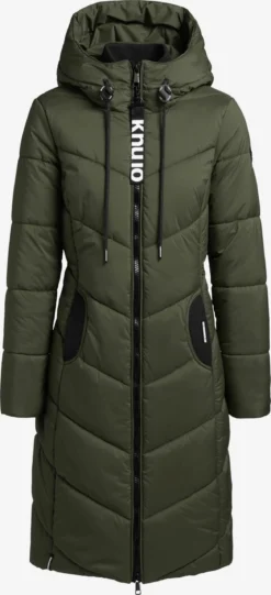 Khujo Wintermantels Wintermantel ARIBAY3 LIGHT Dames Kaki