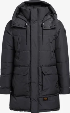 Khujo Winterjassen Winterjas Vivas Heren Donkergrijs