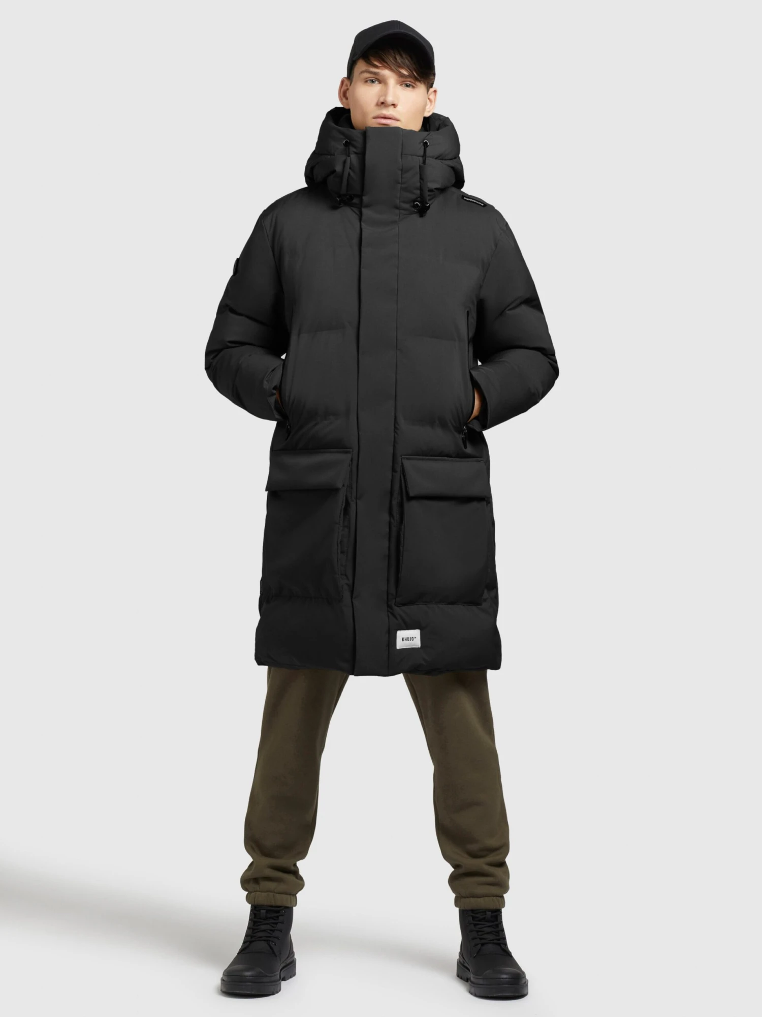 Khujo Wintermantels Winterjas Slow Heren Zwart 3 Khujo Wintermantels Winterjas Slow Heren Zwart - Image 3