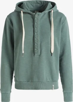 Khujo Hoodies Sweatshirt Keiki Dames Jade Groen