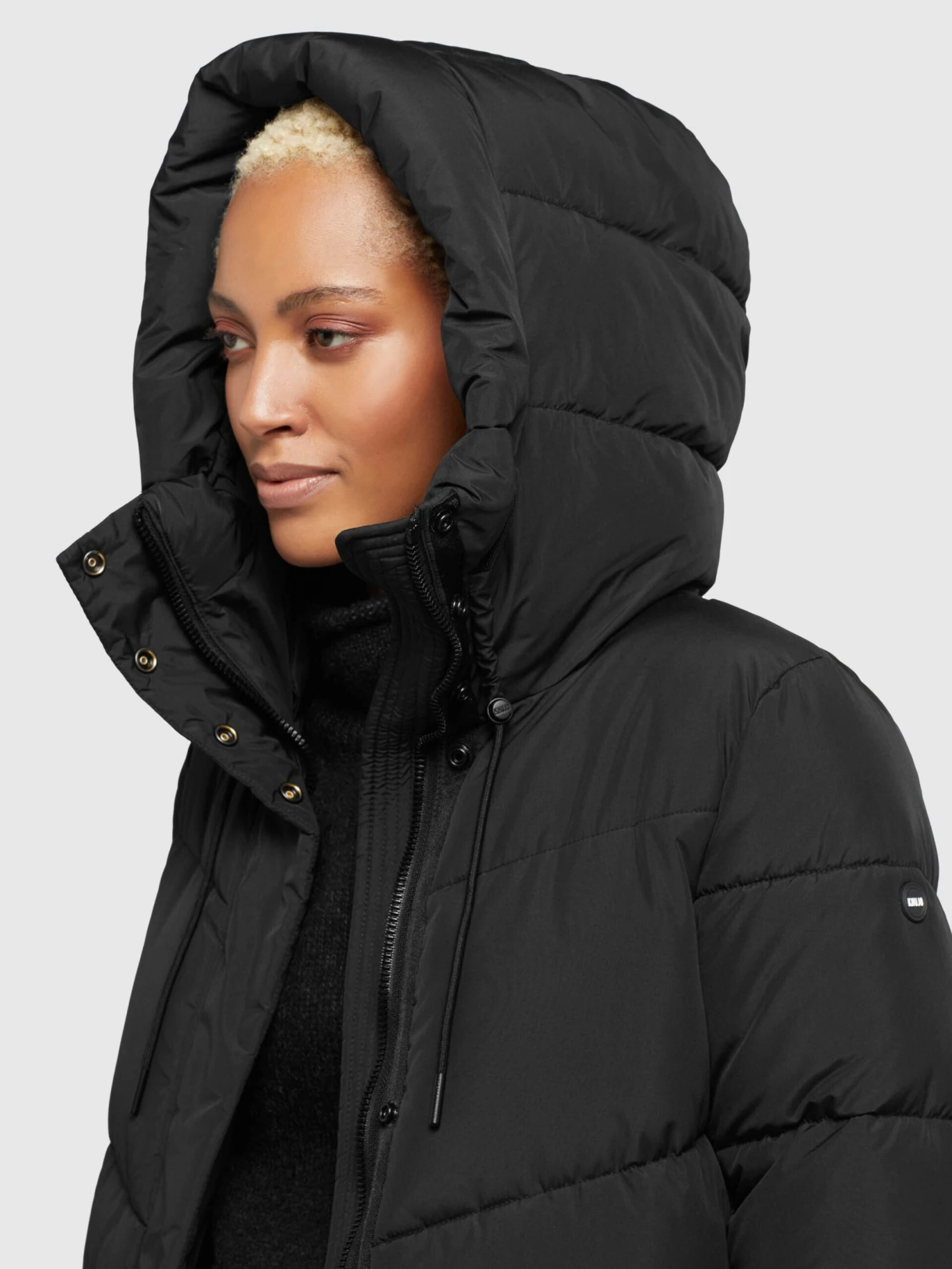 Khujo Wintermantels Wintermantel Shimanta 2 Dames Zwart 7 Khujo Wintermantels Wintermantel Shimanta 2 Dames Zwart - Image 7