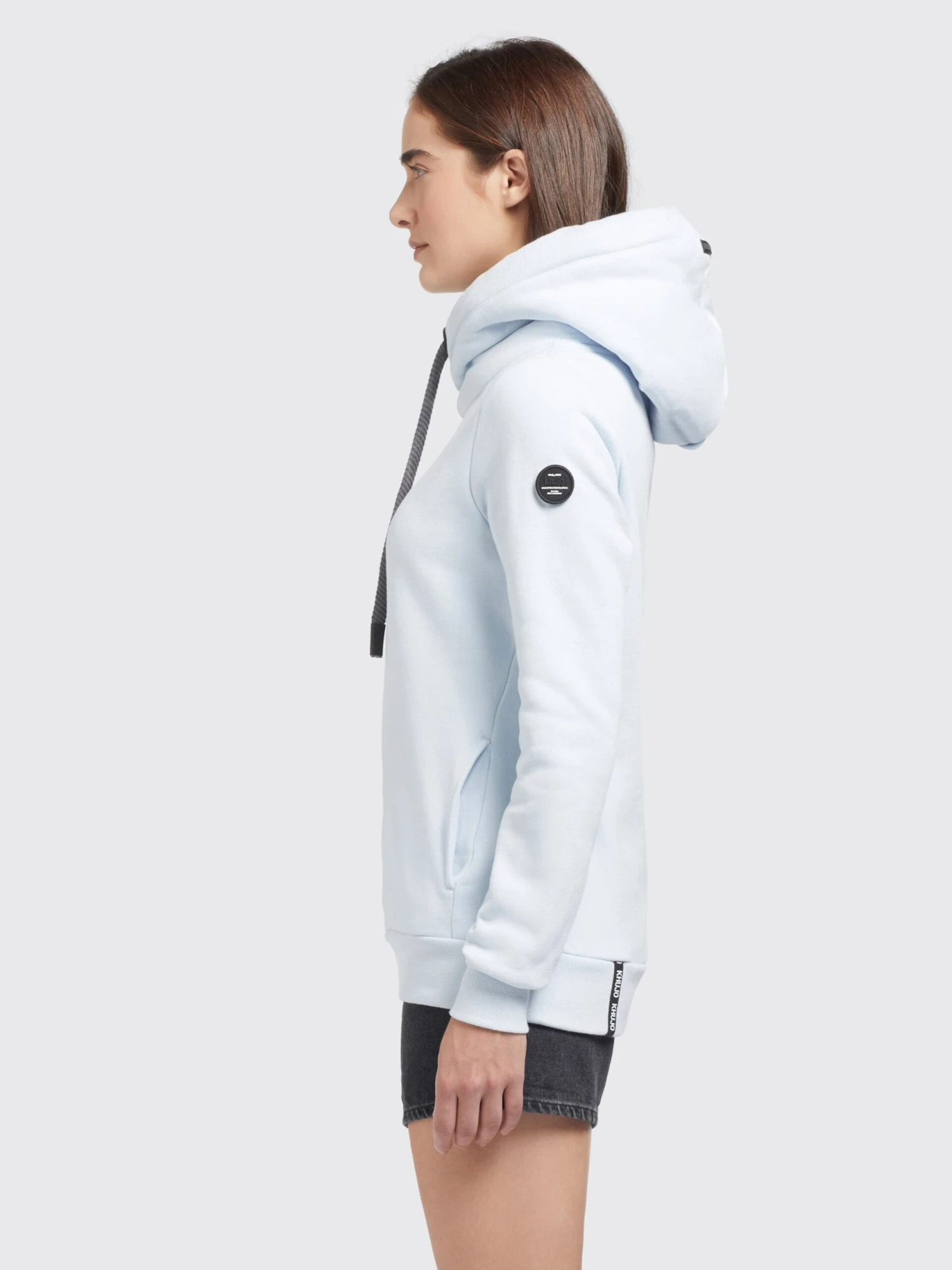 Khujo Hoodies Sweatshirt Karima Dames Lichtblauw 5 Khujo Hoodies Sweatshirt Karima Dames Lichtblauw - Image 5