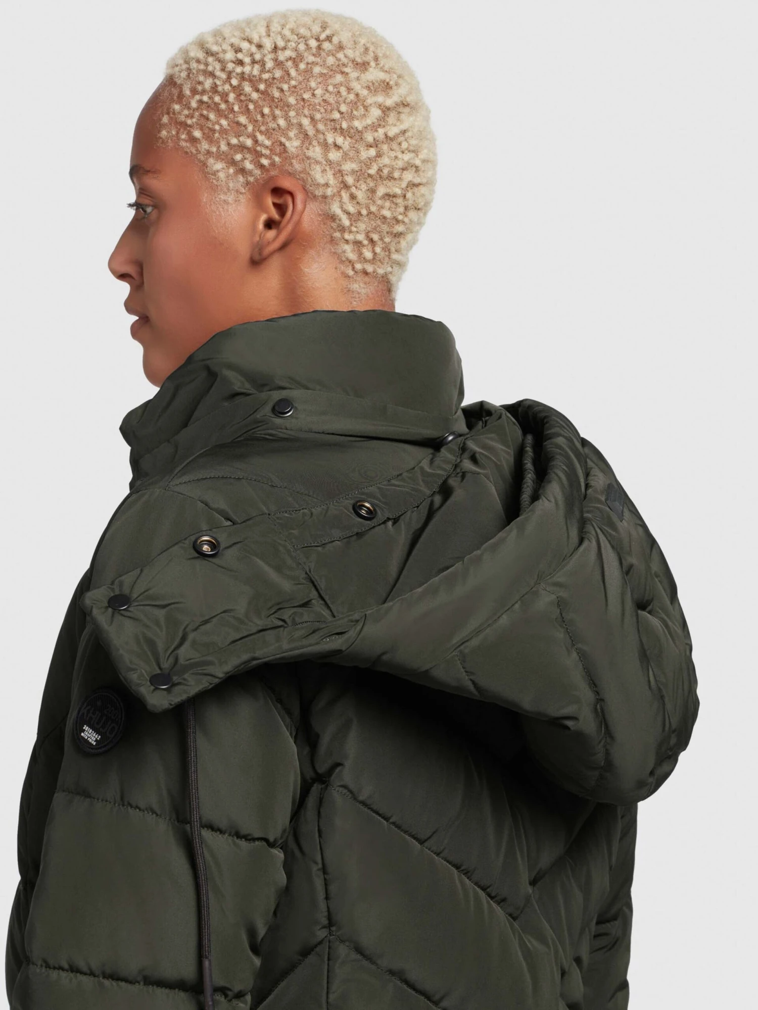 Khujo Korte Mantels Wintermantel Cups Dames Donkergroen 8 Khujo Korte Mantels Wintermantel Cups Dames Donkergroen - Image 8