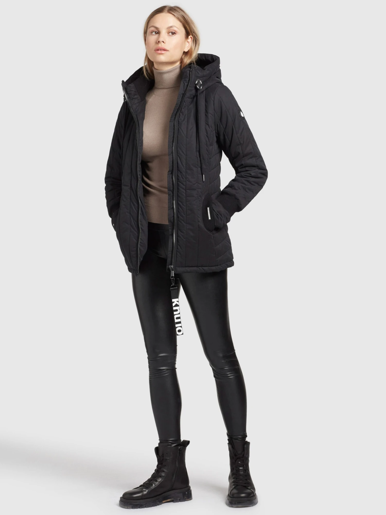 Khujo Winterjassen Winterjas Dames Zwart 3 Khujo Winterjassen Winterjas Dames Zwart - Image 3