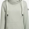 Khujo Hoodies Sweatshirt Rhabea Dames Pastelgroen