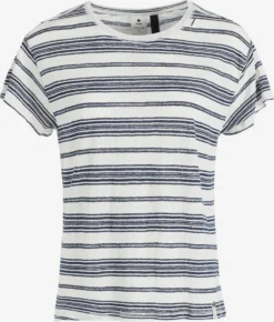 Khujo T-shirts Shirt MATAMA Dames Marine / Wit