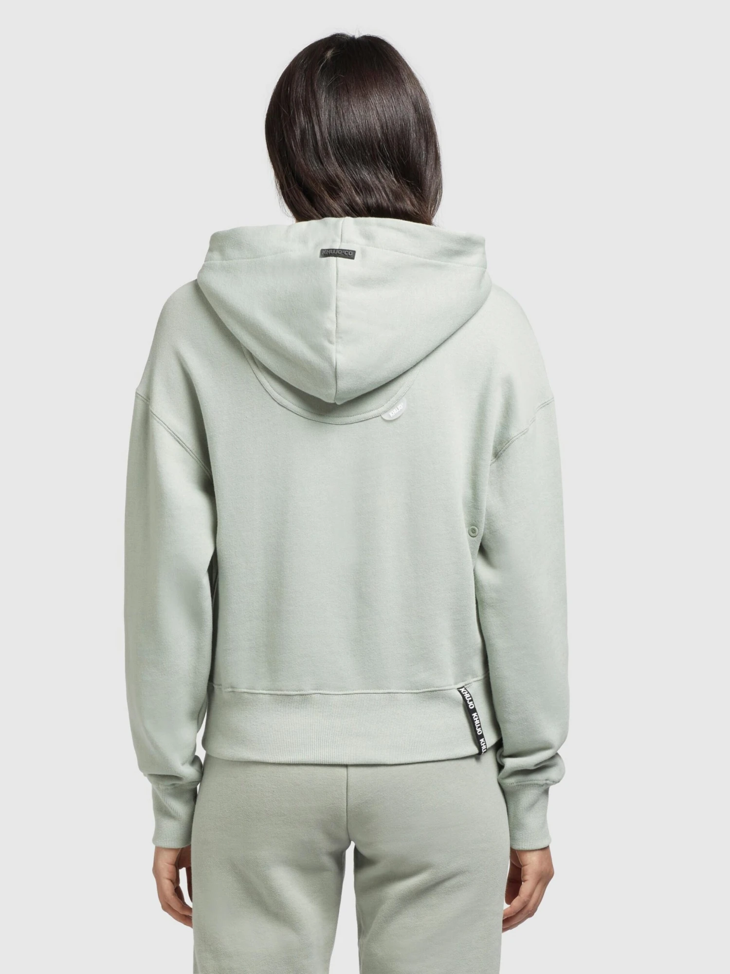 Khujo Longsleeves Shirt Dalia Dames Mintgroen 4 Khujo Longsleeves Shirt Dalia Dames Mintgroen - Image 4