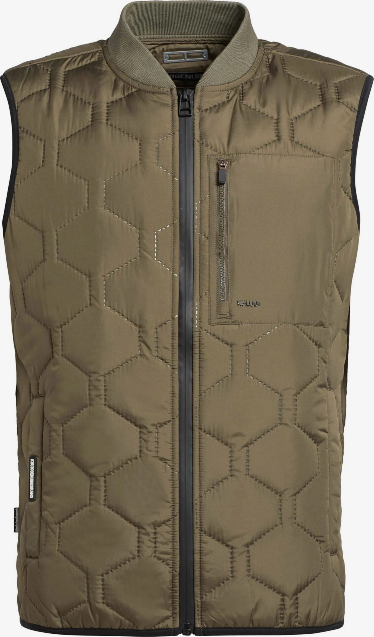 Khujo Bodywarmers Bodywarmer Liel Heren Olijfgroen 1 Khujo Bodywarmers Bodywarmer Liel Heren Olijfgroen