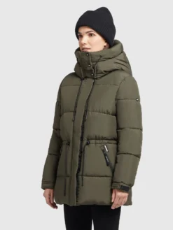 Khujo Winterjassen Winterjas Leviani Dames Donkergroen -Kleding Verkoop 1ab3ff951628ecdf8230aaa243d2ca7e scaled