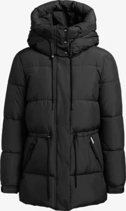Khujo Winterjassen Winterjas Leviani Dames Zwart
