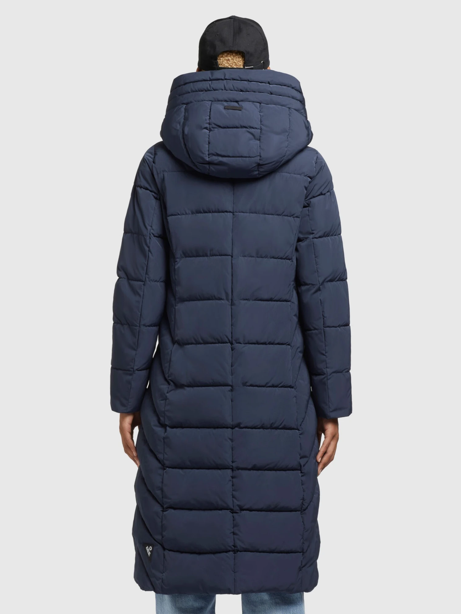 Khujo Wintermantels Wintermantel Gamber Dames Donkerblauw 4 Khujo Wintermantels Wintermantel Gamber Dames Donkerblauw - Image 4