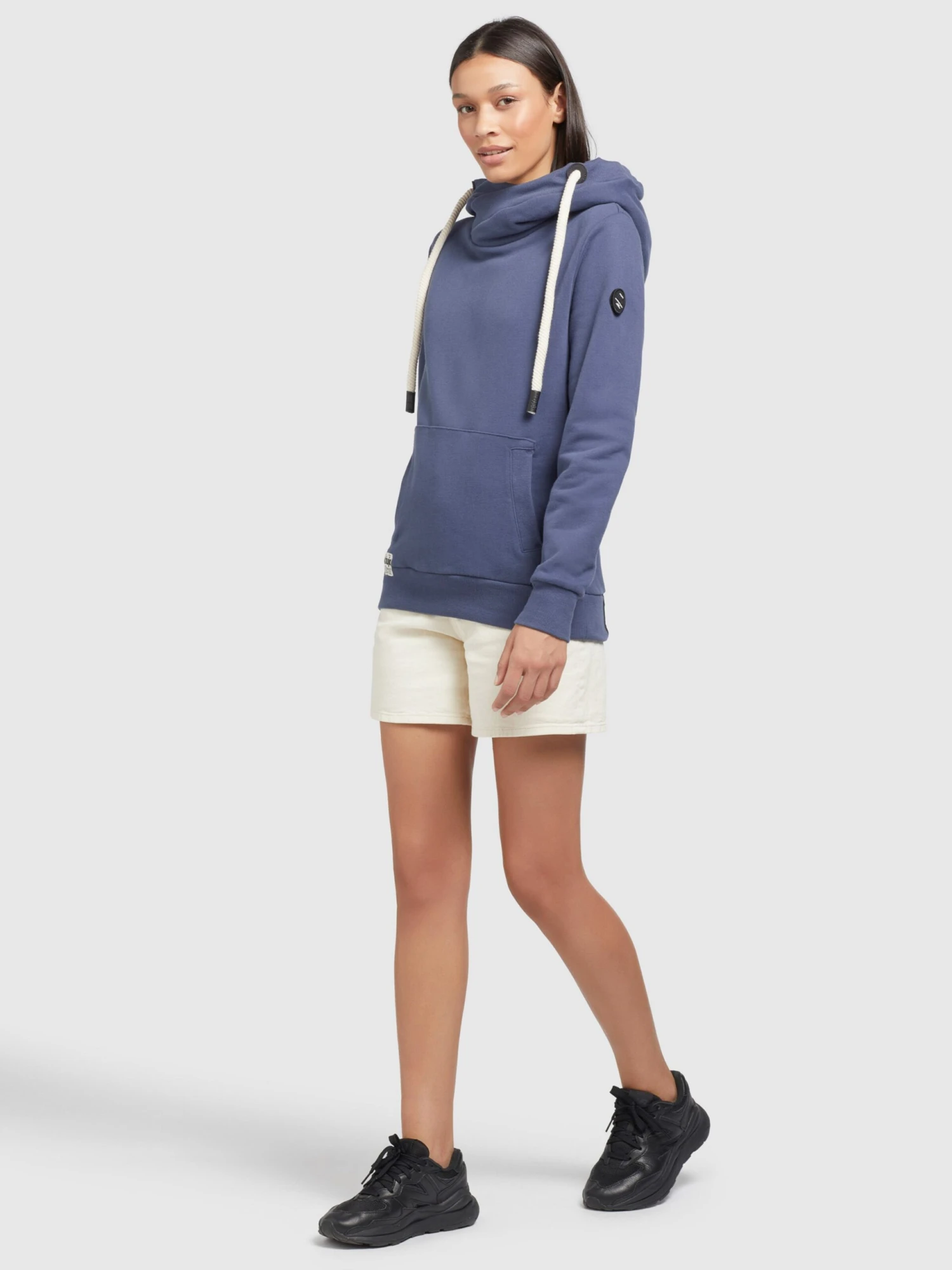 Khujo Hoodies Sweatshirt Rhabea Dames Blauw 6 Khujo Hoodies Sweatshirt Rhabea Dames Blauw - Image 6