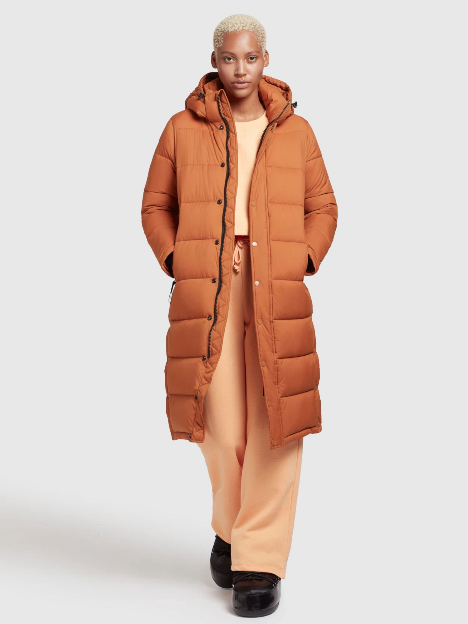Khujo Wintermantels Wintermantel Corinna Dames Cognac 6 Khujo Wintermantels Wintermantel Corinna Dames Cognac - Image 6
