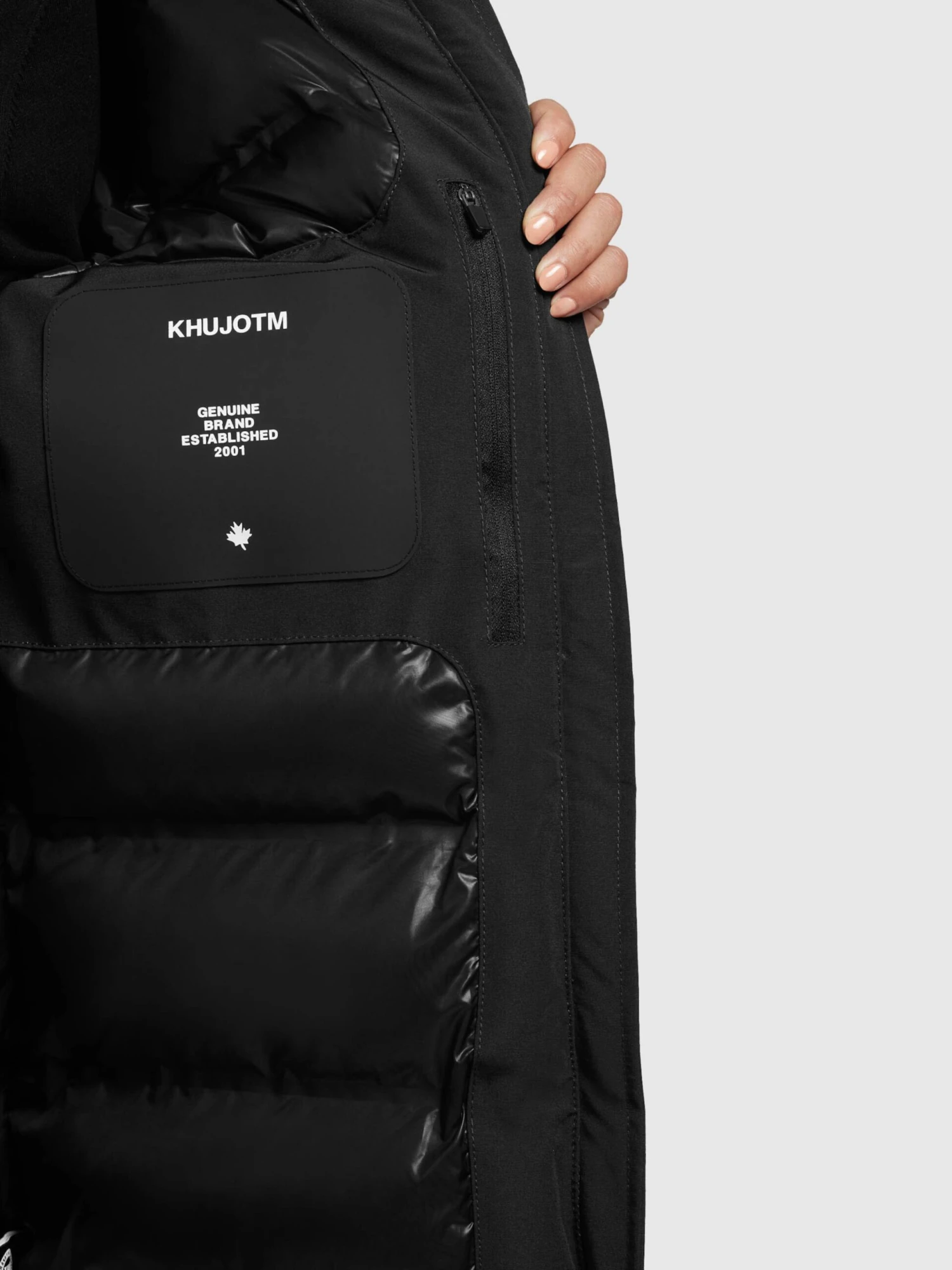 Khujo Winterjassen Winterjas Viona 3 Dames Zwart 8 Khujo Winterjassen Winterjas Viona 3 Dames Zwart - Image 8