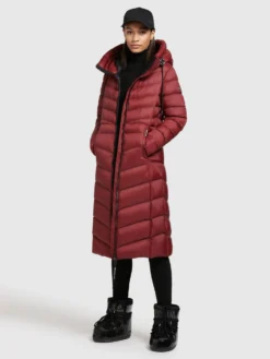 Khujo Winterjassen Winterjas Ingram Shine Dames Donkerrood -Kleding Verkoop 28e1ec14cccf2a5f96cbe84f9090e0e0 scaled