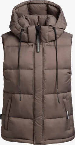 Khujo Bodywarmers Bodywarmer Eden Dames Mokka
