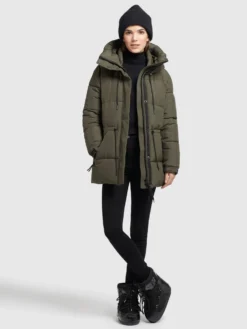 Khujo Winterjassen Winterjas Leviani Dames Donkergroen -Kleding Verkoop 3466108ae0a07a7b0ea5e45e584988df scaled