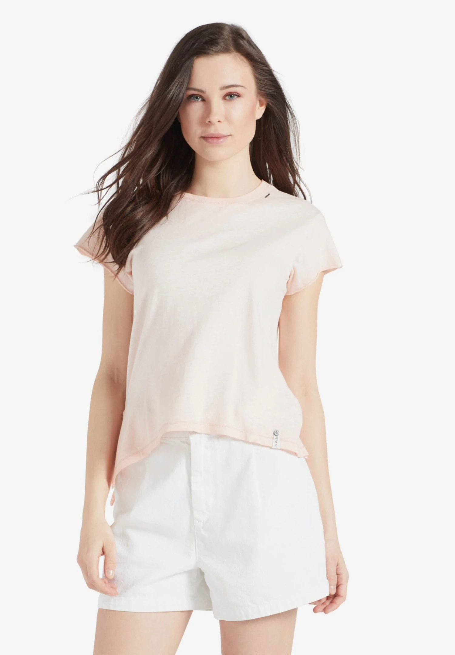 Khujo T-shirts Shirt Matama Dames Poederroze 2 Khujo T-shirts Shirt Matama Dames Poederroze - Image 2