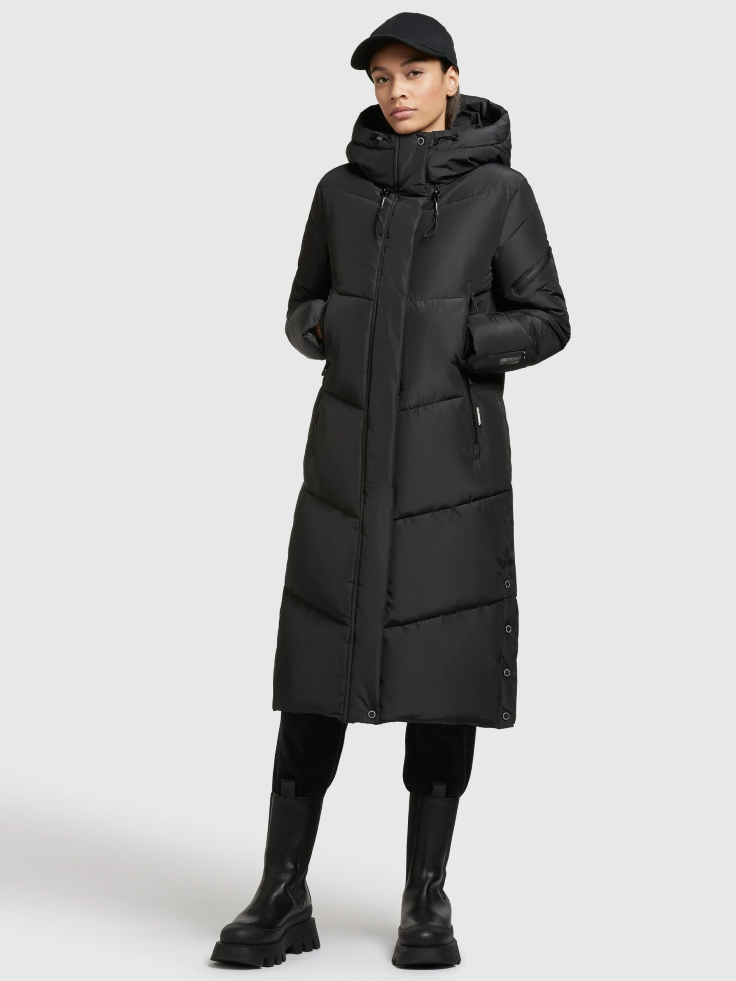 Khujo Tussenmantels Tussenmantel Sonje3 Dames Zwart 3 Khujo Tussenmantels Tussenmantel Sonje3 Dames Zwart - Image 3