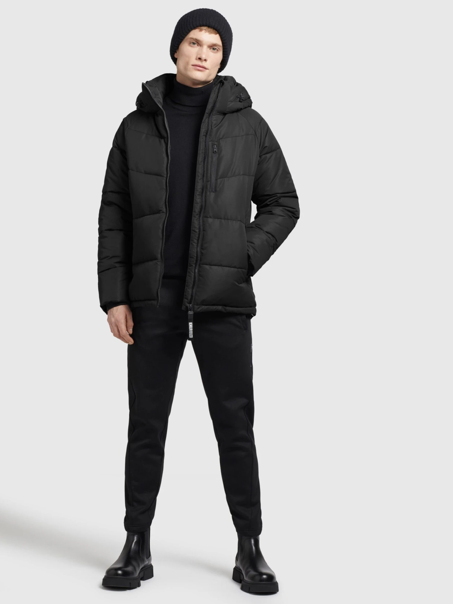 Khujo Winterjassen Winterjas Croon Heren Zwart 6 Khujo Winterjassen Winterjas Croon Heren Zwart - Image 6