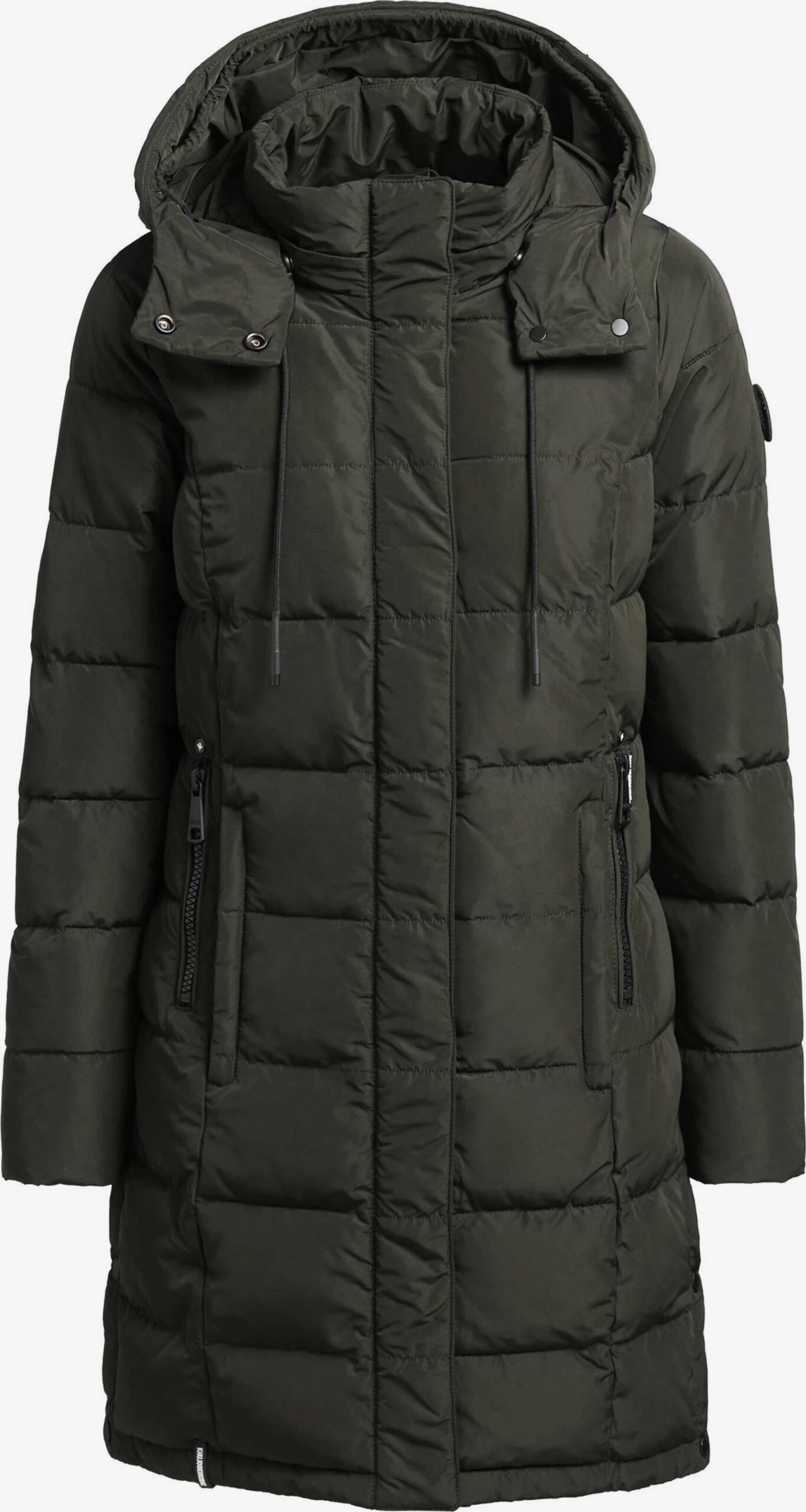 Khujo Korte Mantels Wintermantel Cups Dames Donkergroen 1 Khujo Korte Mantels Wintermantel Cups Dames Donkergroen