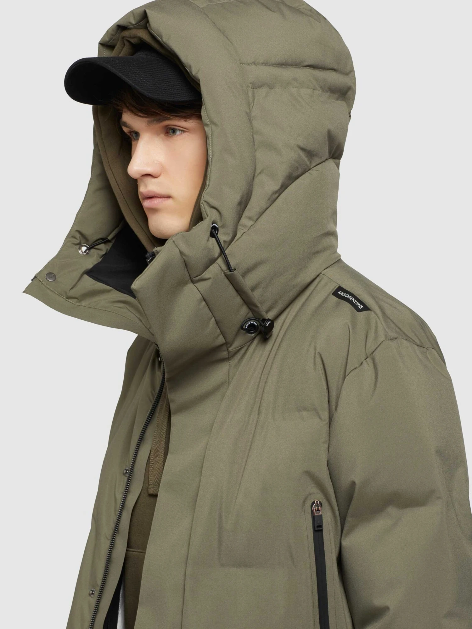 Khujo Wintermantels Winterjas Slow Heren Olijfgroen 7 Khujo Wintermantels Winterjas Slow Heren Olijfgroen - Image 7