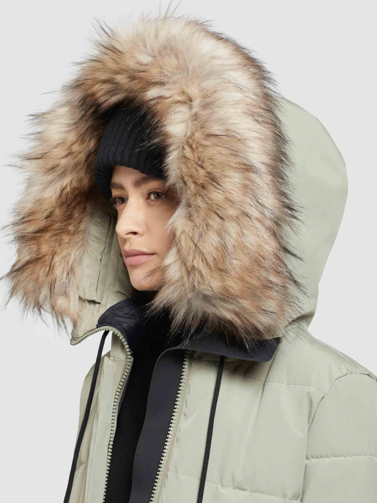 Khujo Wintermantels Wintermantel LOLL Dames Pastelgroen 8 Khujo Wintermantels Wintermantel LOLL Dames Pastelgroen - Image 8