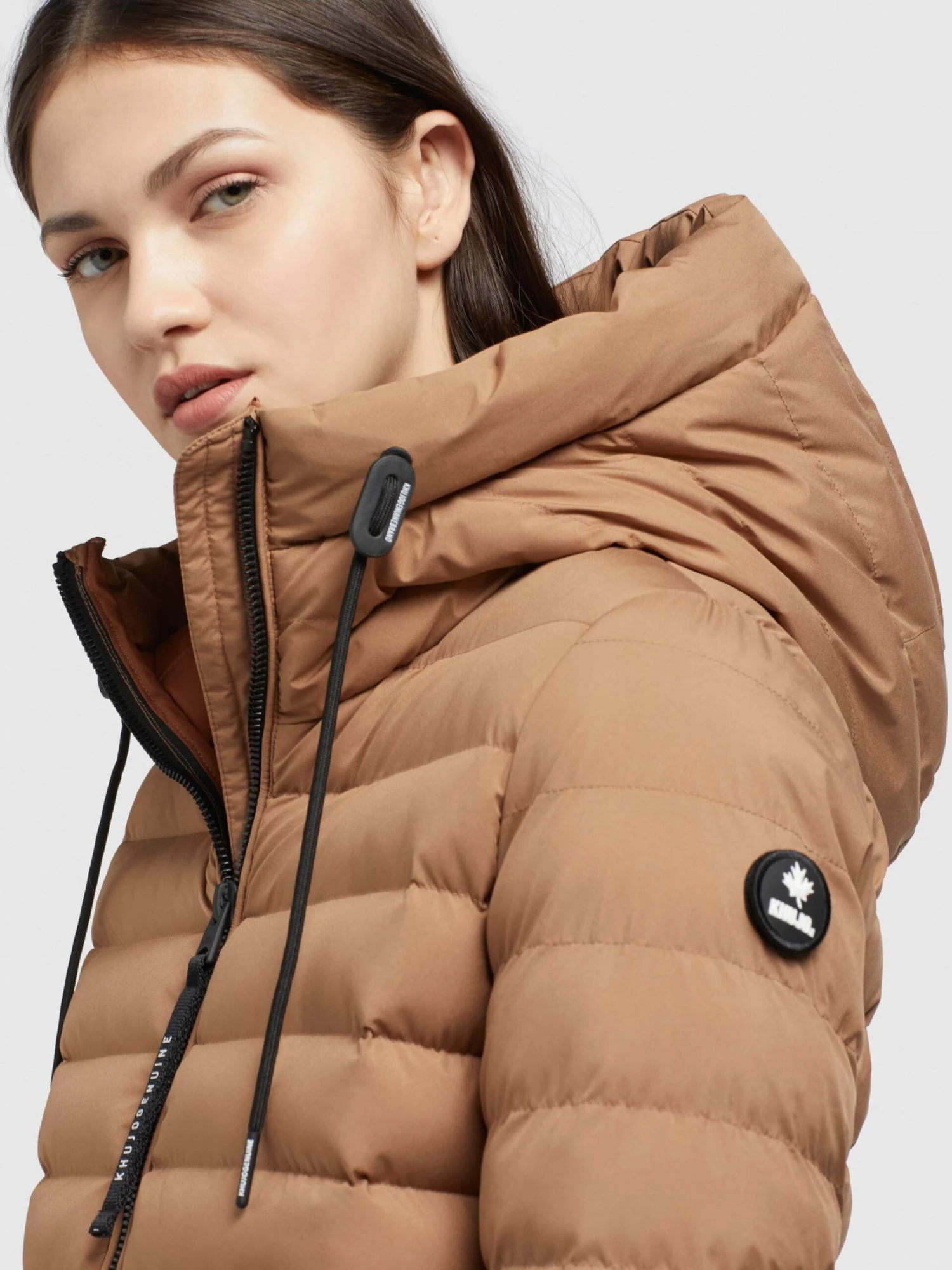 Khujo Winterjassen Winterjas LOVINA3 MATT Dames Beige 2 Khujo Winterjassen Winterjas LOVINA3 MATT Dames Beige - Image 2