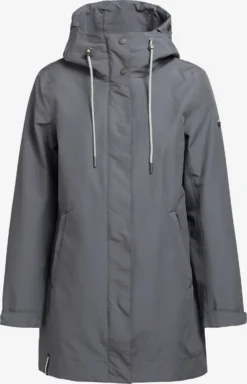 Khujo Tussenmantels Tussenmantel Artisa Dames Rookgrijs