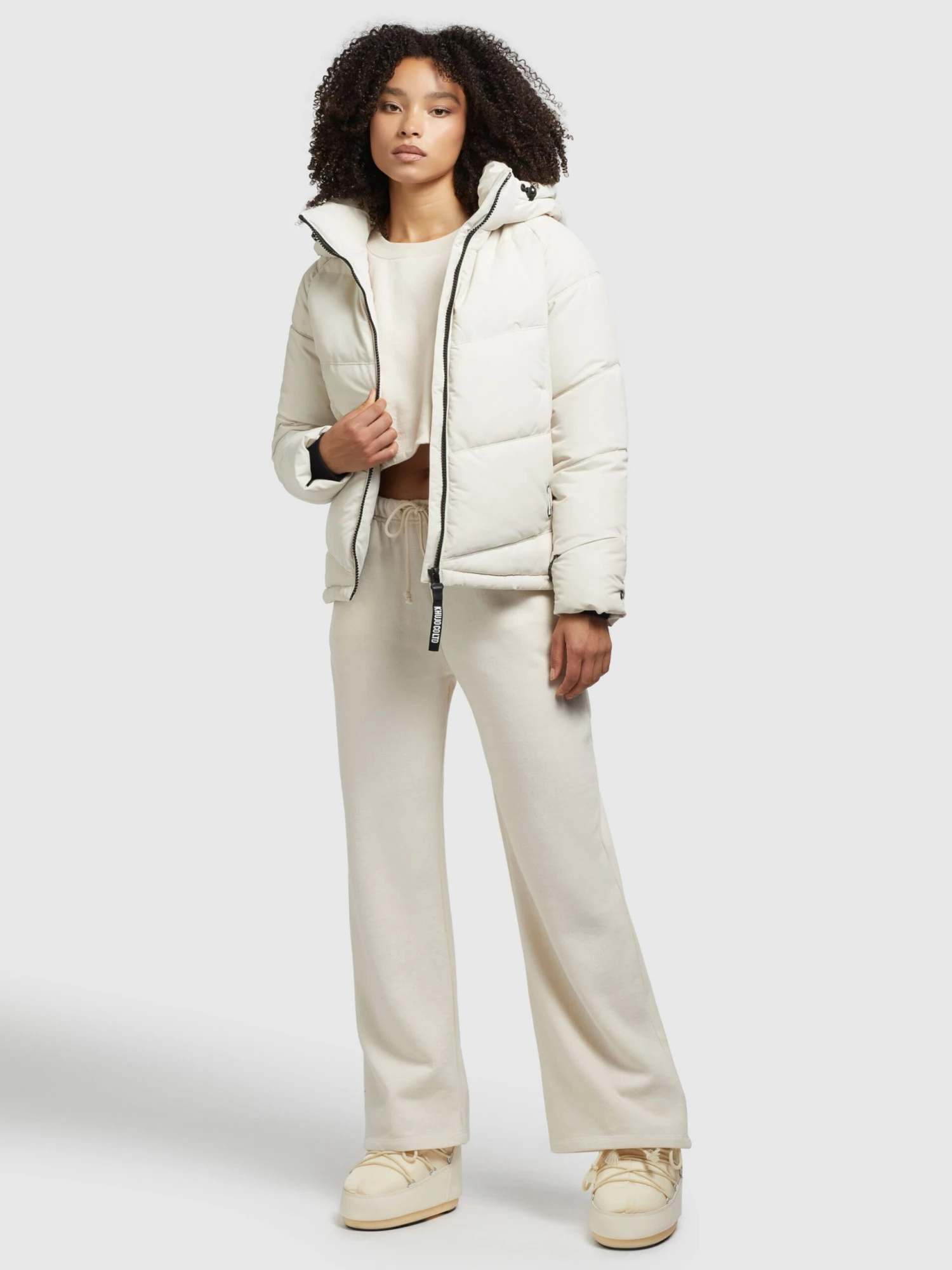 Khujo Winterjassen Winterjas Monty 2 Dames Offwhite 6 Khujo Winterjassen Winterjas Monty 2 Dames Offwhite - Image 6