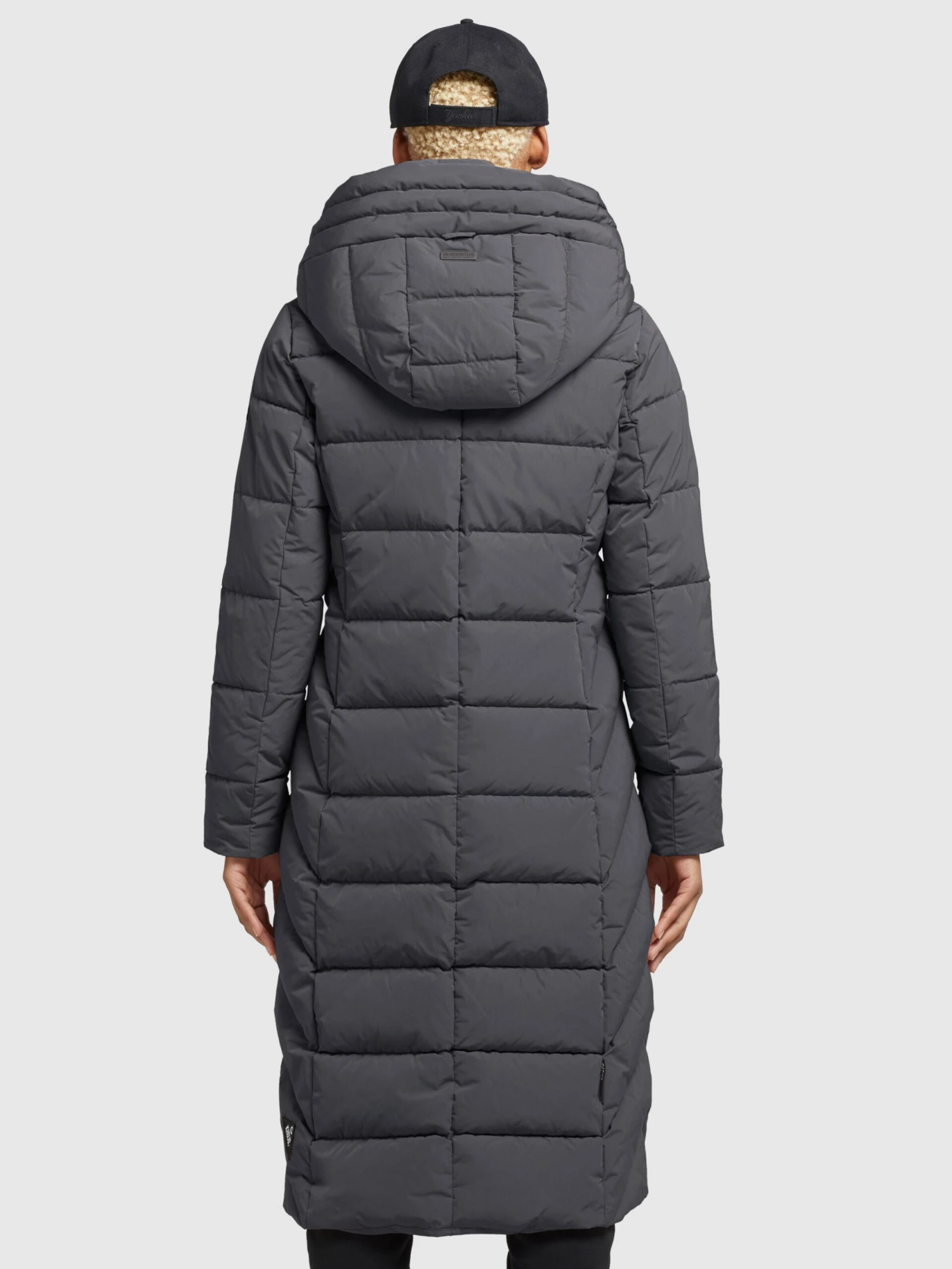 Khujo Wintermantels Wintermantel Gamber Dames Antraciet 4 Khujo Wintermantels Wintermantel Gamber Dames Antraciet - Image 4