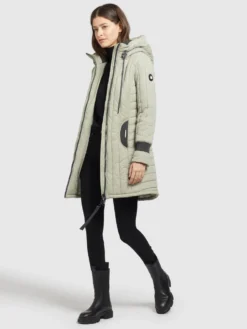 Khujo Tussenmantels Tussenmantel Jerry Dames Mintgroen -Kleding Verkoop 4f568d6a8fb16f74956dda975b79a048 scaled