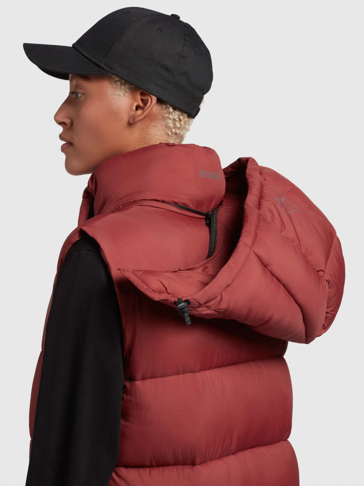 Khujo Bodywarmers Bodywarmer Magneta Dames Roestrood 8 Khujo Bodywarmers Bodywarmer Magneta Dames Roestrood - Image 8