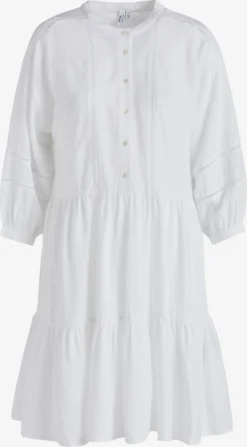 Khujo Blousejurken Blousejurk Crepes Dames Wit