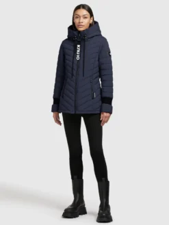 Khujo Winterjassen Winterjas Patt Dames Donkerblauw -Kleding Verkoop 559e4786176582b639817b1e88ebcaec scaled