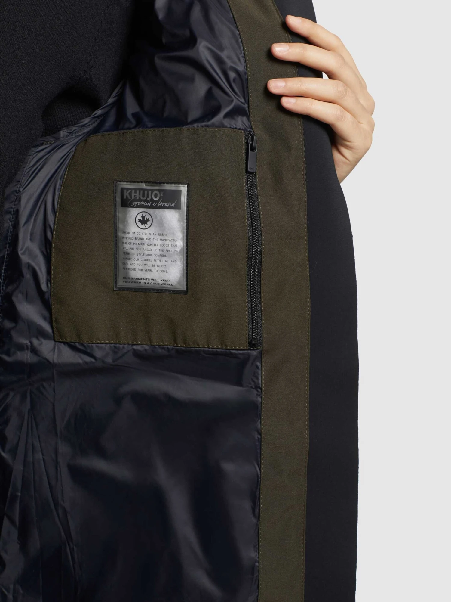 Khujo Korte Mantels Wintermantel Mats Dames Donkergroen 8 Khujo Korte Mantels Wintermantel Mats Dames Donkergroen - Image 8