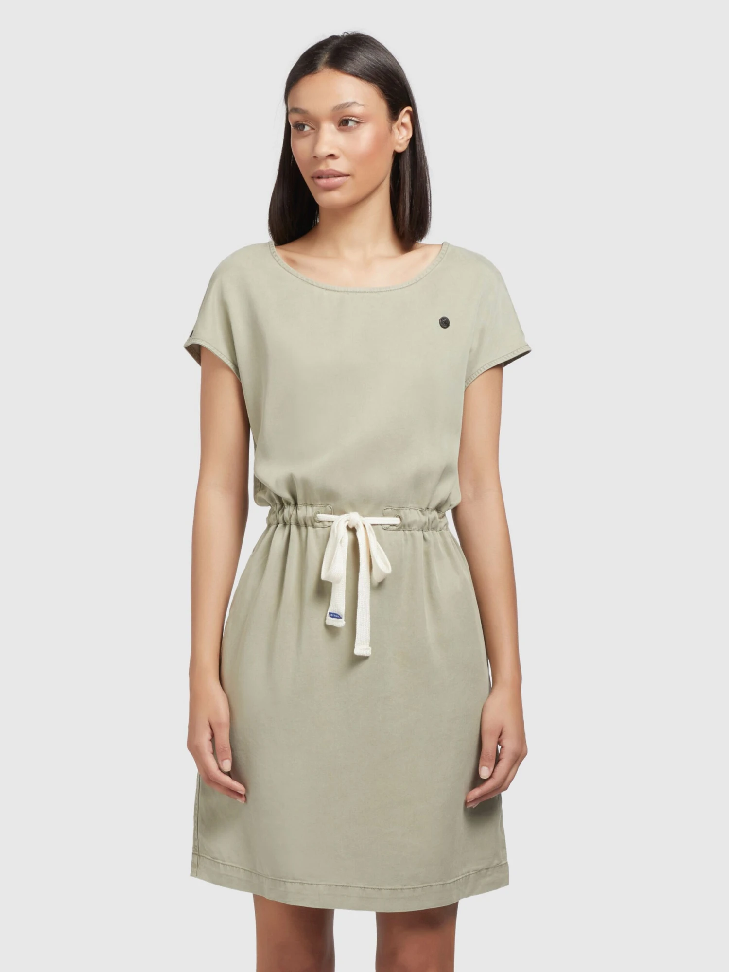 Khujo Zomerjurken Zomerjurk HEDIYE Dames Olijfgroen 2 Khujo Zomerjurken Zomerjurk HEDIYE Dames Olijfgroen - Image 2