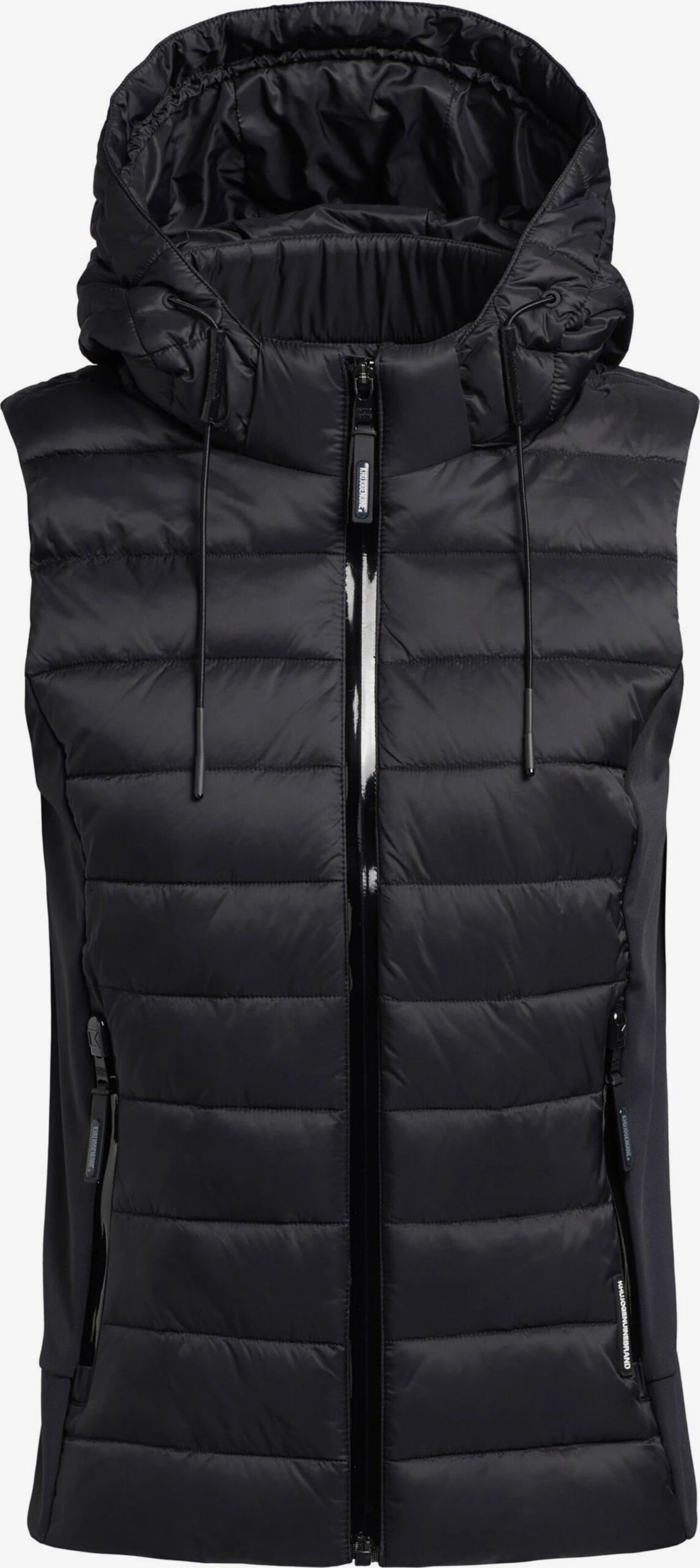 Khujo Bodywarmers Bodywarmer Fabia Matt Dames Zwart 1 Khujo Bodywarmers Bodywarmer Fabia Matt Dames Zwart