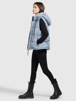 Khujo Bodywarmers Bodywarmer Eden Dames Lichtblauw -Kleding Verkoop 5ab921c5a9167404599baf392faf9497 scaled