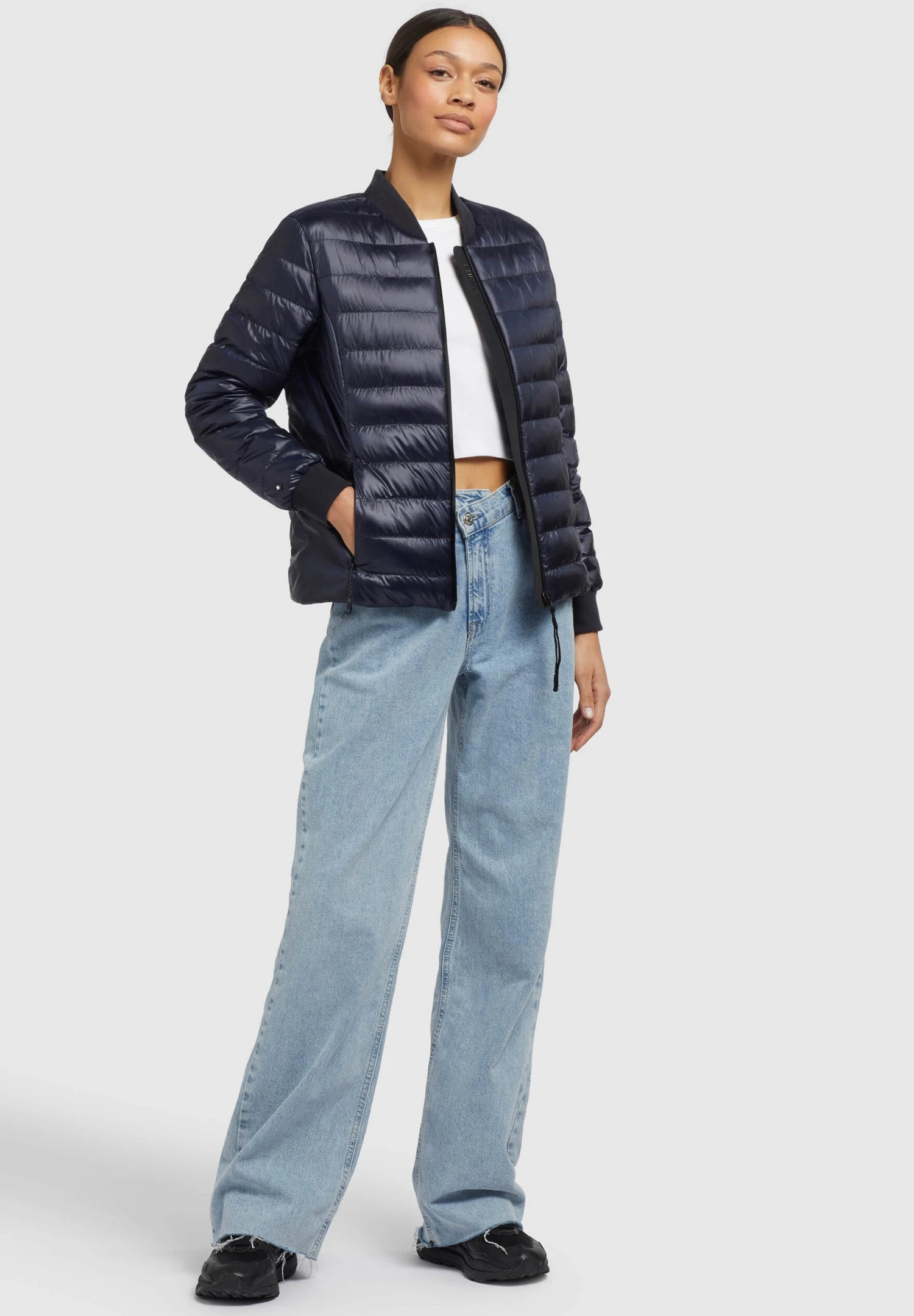 Khujo Maude Shiny - Bomberjacks - Dunkelblau 2 Khujo Maude Shiny - Bomberjacks - Dunkelblau - Image 2