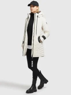 Khujo Tussenmantels Tussenmantel Jerry Dames Offwhite -Kleding Verkoop 5c09d18b9c83608bd8adbb478faa7958 scaled