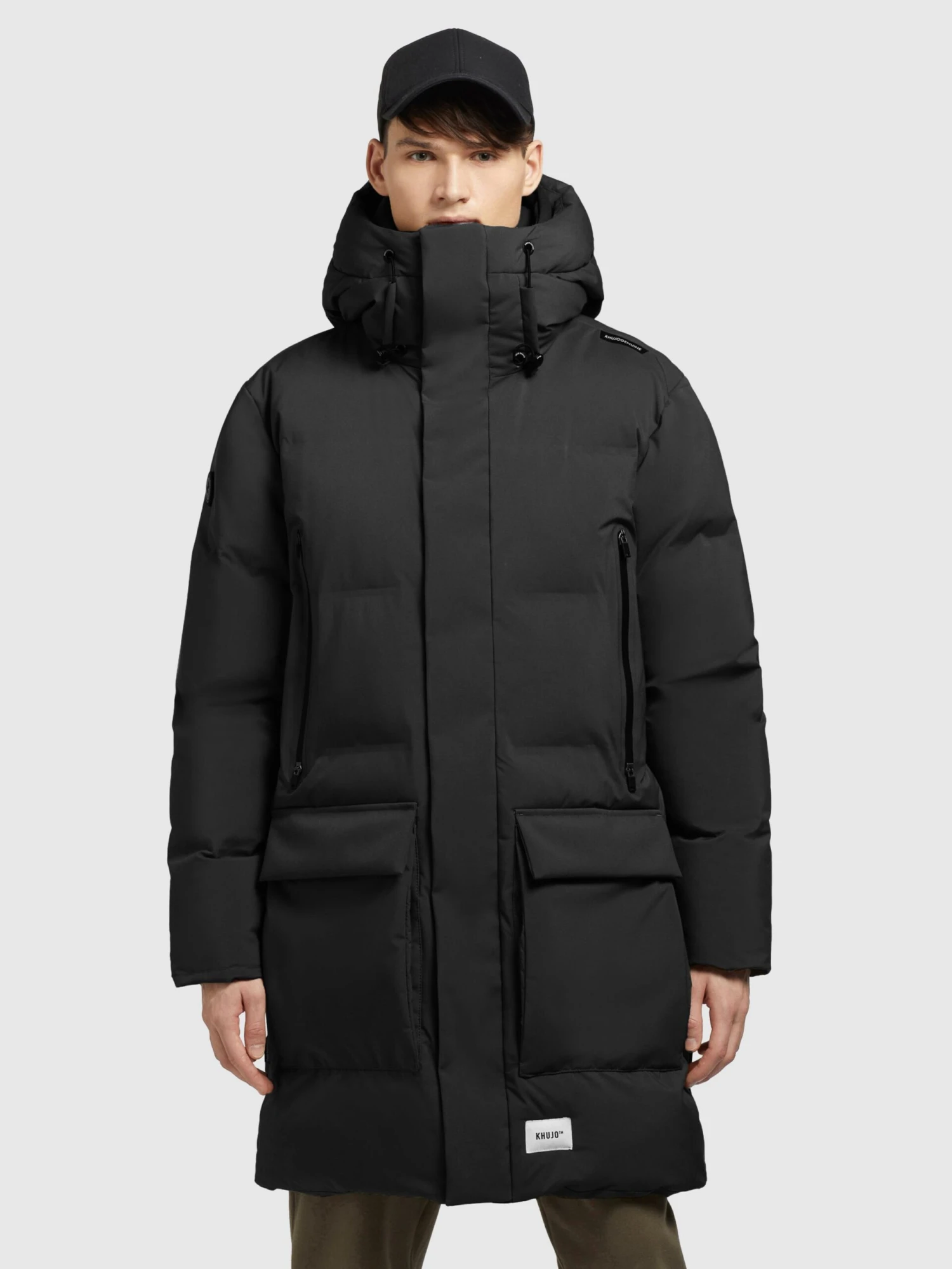 Khujo Wintermantels Winterjas Slow Heren Zwart 2 Khujo Wintermantels Winterjas Slow Heren Zwart - Image 2