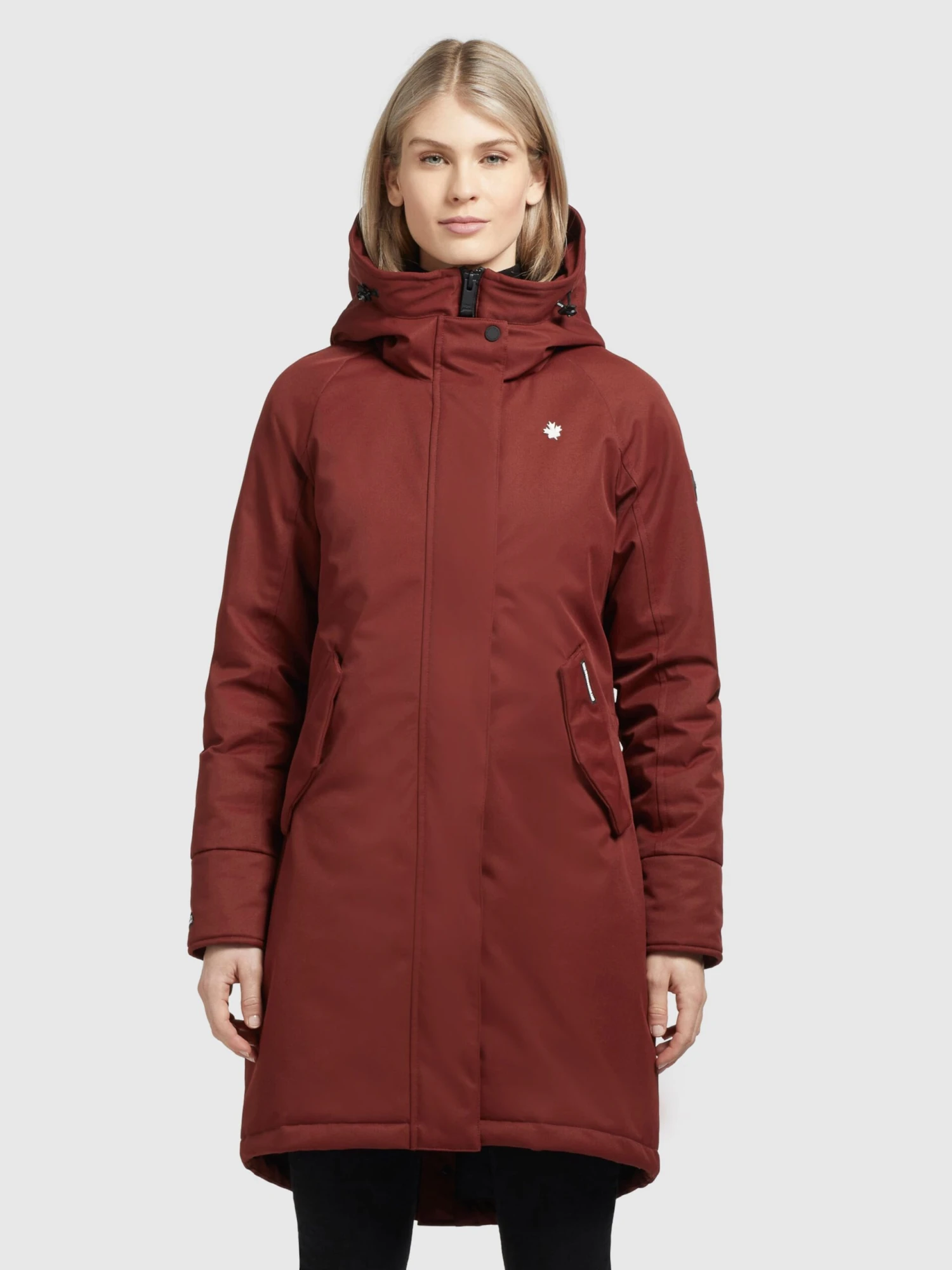 Khujo Parkas Tussenparka Dames Roestrood 2 Khujo Parkas Tussenparka Dames Roestrood - Image 2