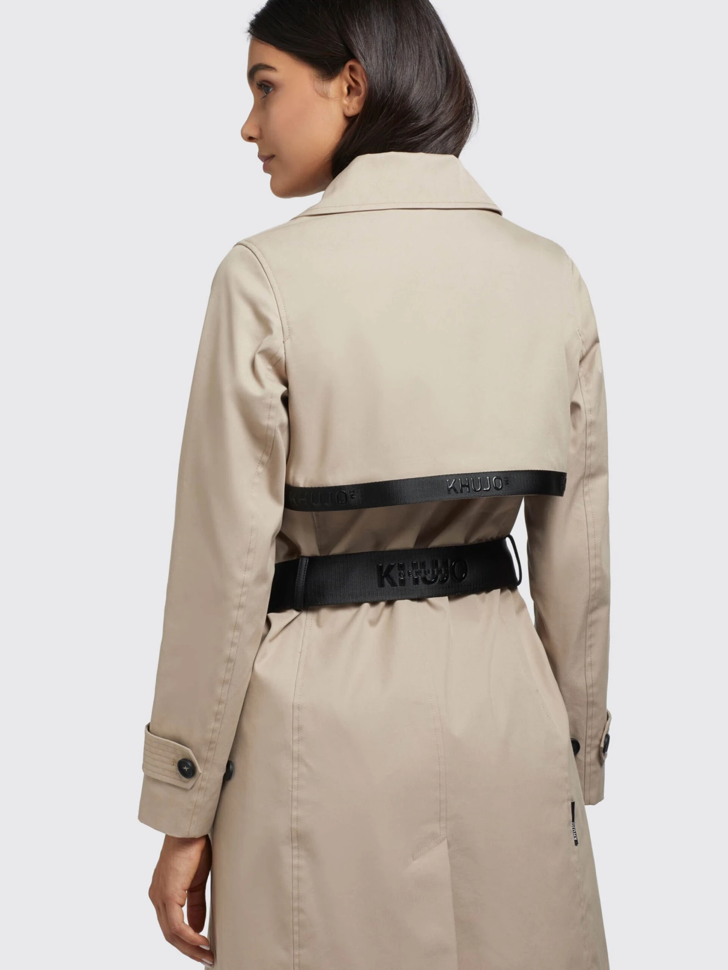 Khujo Trenchcoats Tussenmantel Sarina Dames Lichtbeige 8 Khujo Trenchcoats Tussenmantel Sarina Dames Lichtbeige - Image 8