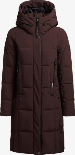 Khujo Tussenmantels Tussenmantel Namita Dames Wijnrood