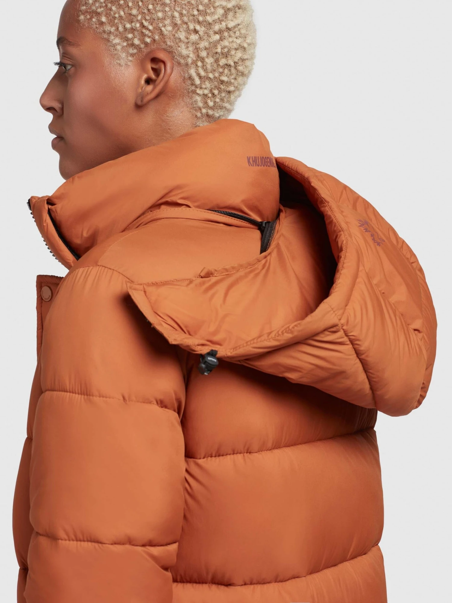 Khujo Wintermantels Wintermantel Corinna Dames Cognac 8 Khujo Wintermantels Wintermantel Corinna Dames Cognac - Image 8