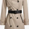 Khujo Trenchcoats Tussenmantel Sarina Dames Lichtbeige