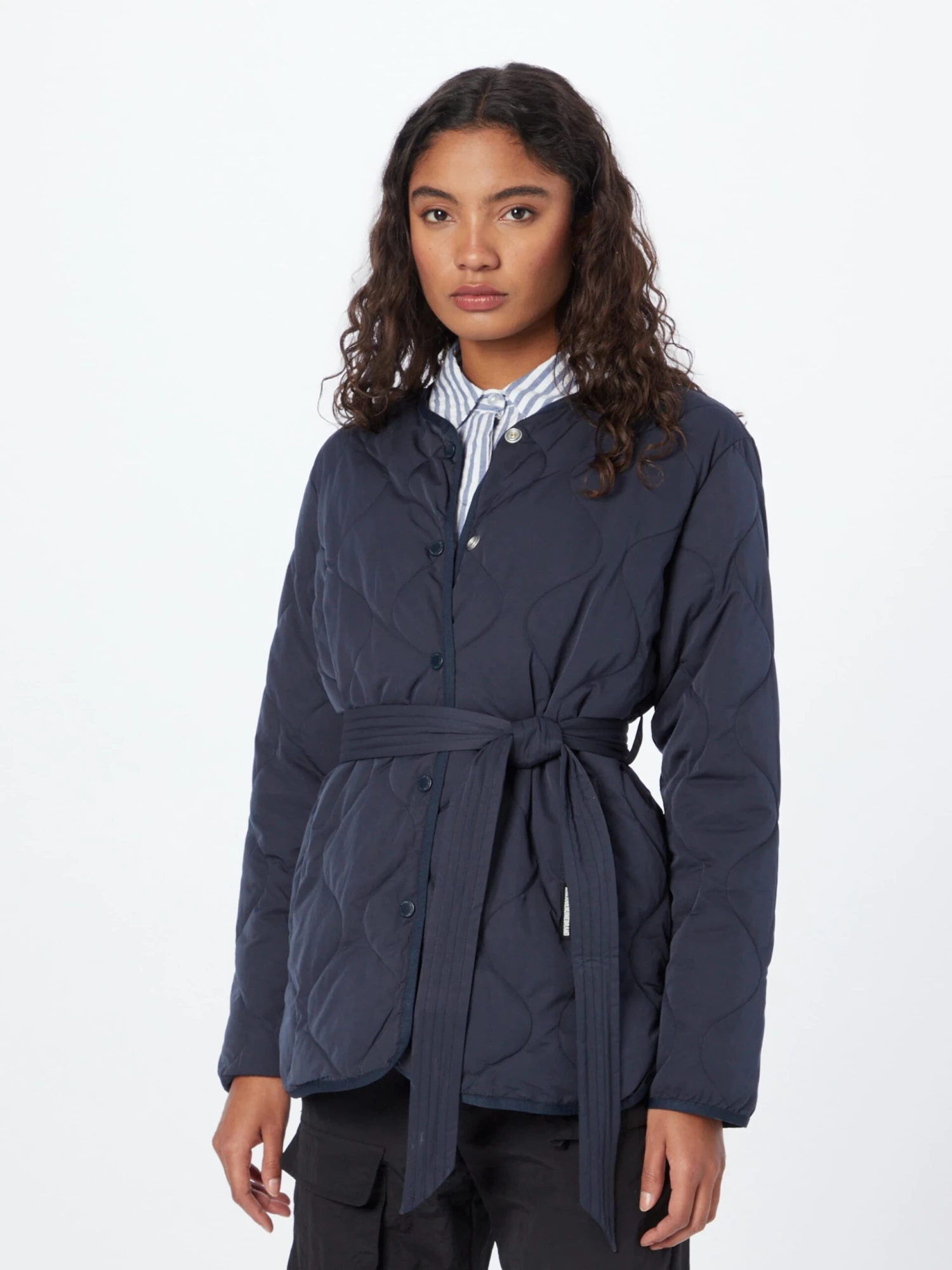 Khujo Tussenjassen Tussenjas Yuna Dames Donkerblauw 2 Khujo Tussenjassen Tussenjas Yuna Dames Donkerblauw - Image 2